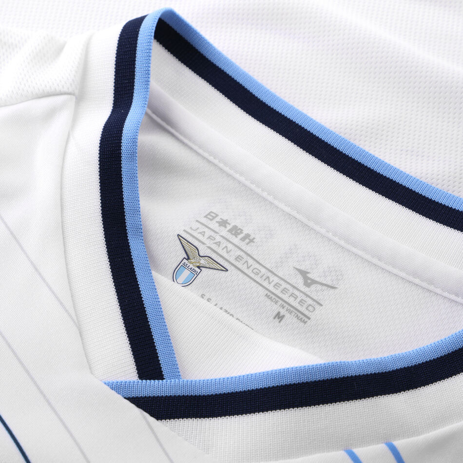 Mizuno Away Jersey Junior SS Lazio 26/27 White